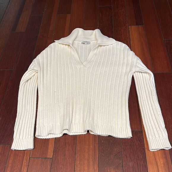 NAF NAF Ivory Knit Sweater - Picture 1 of 5